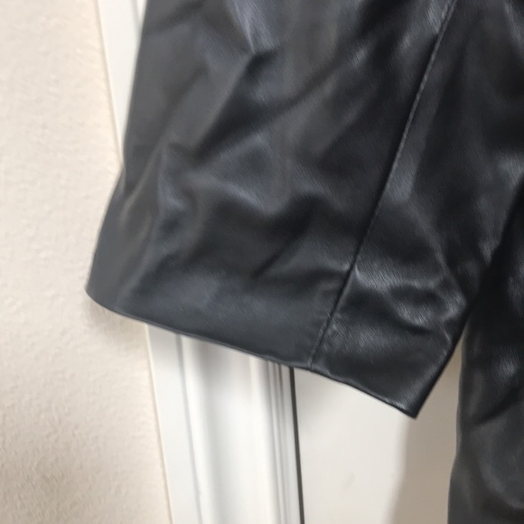 NWOT Sputer synthetic leather 3 button coat.  Sz’s L and 3XL (sku A) - Picture 3 of 10